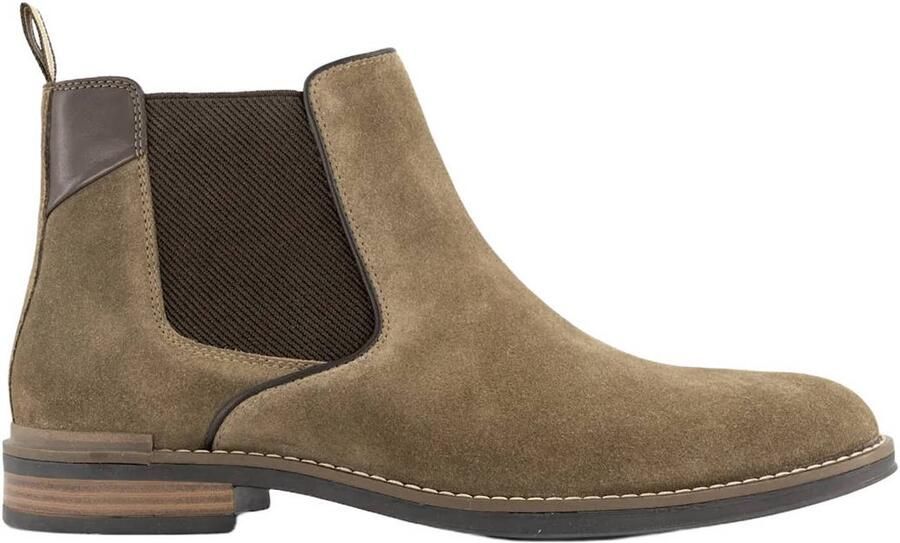 AM SHOE suèdelook enkelboots taupe