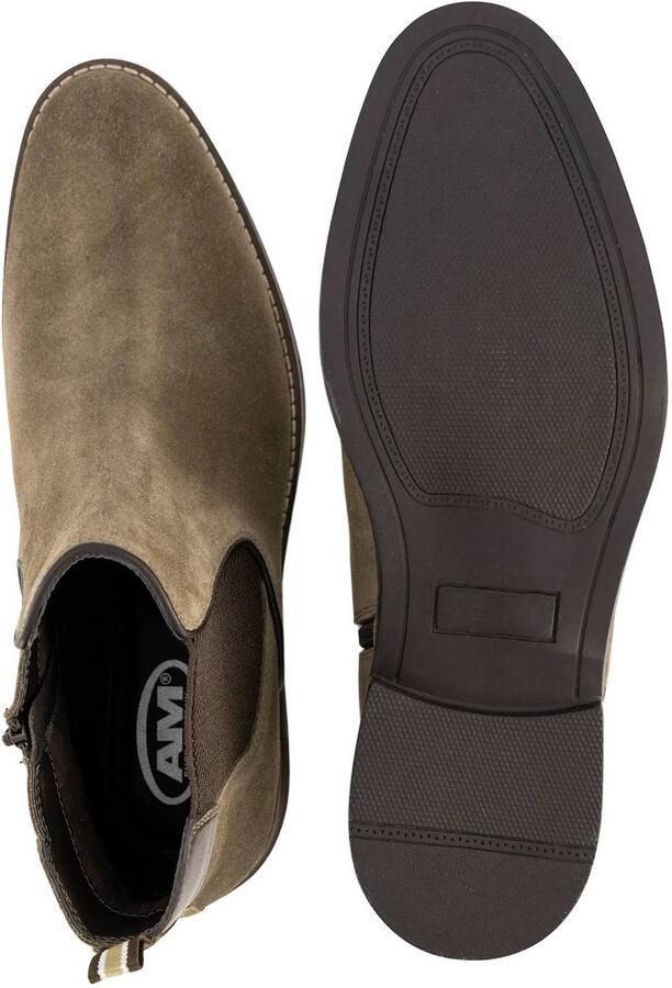 AM SHOE suèdelook enkelboots taupe - Foto 2