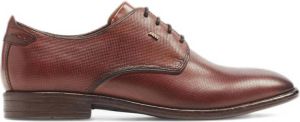 AM SHOE leren veterschoenen cognac