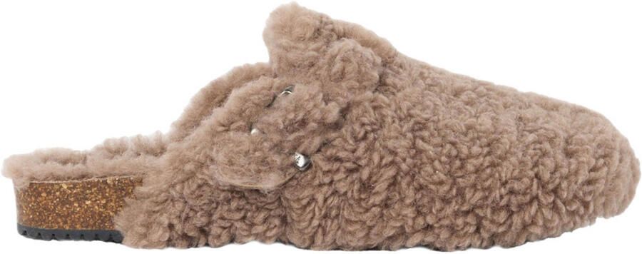 America Today pantoffels in clog stijl bruin