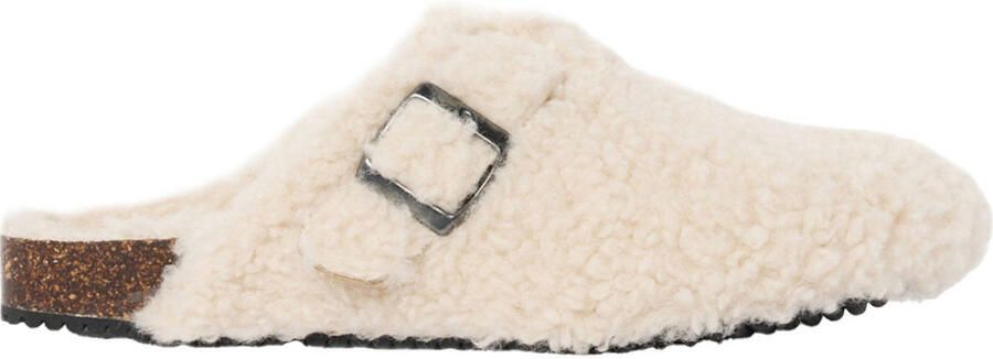 America Today pantoffels in clog stijl ecru