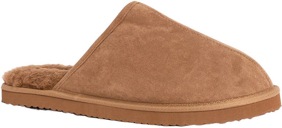 America Today suèdelook pantoffels camel