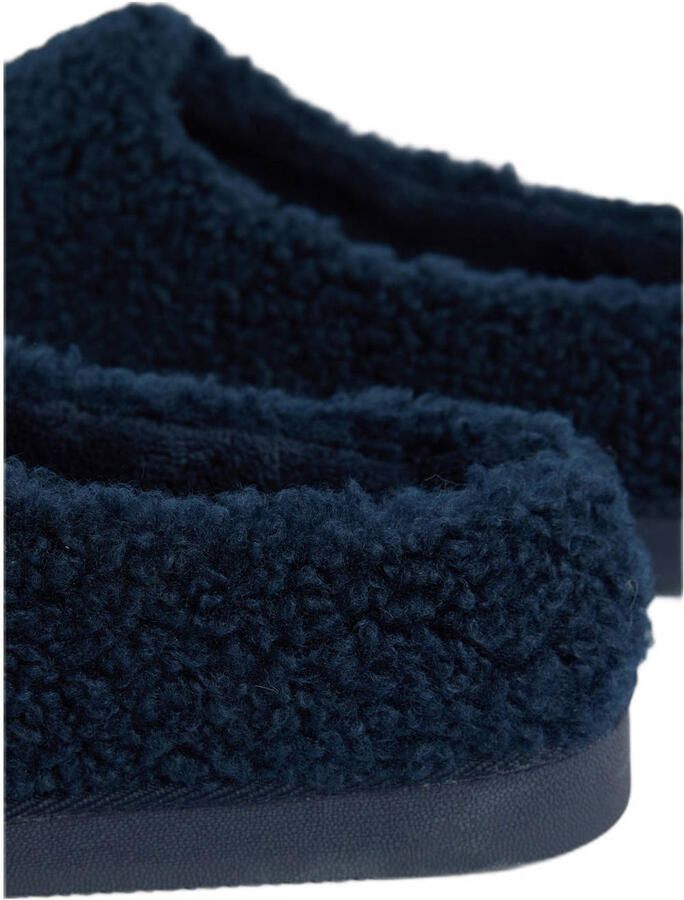 America Today teddy pantoffels donkerblauw