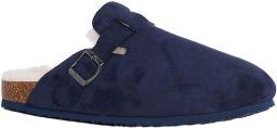 America Today Ved suèdelook clogs donkerblauw