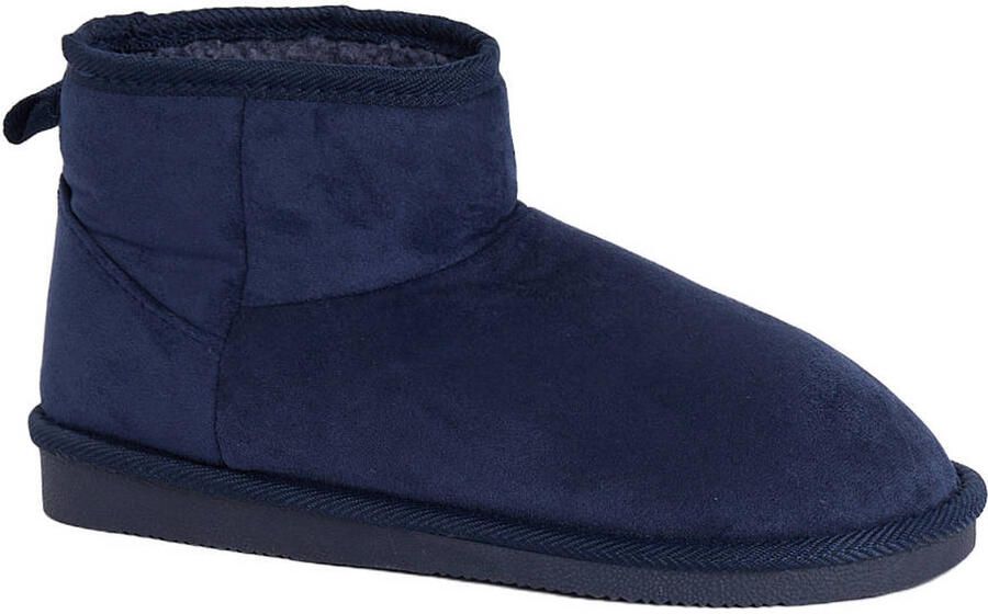America Today Vergil Jr suède pantoffels donkerblauw