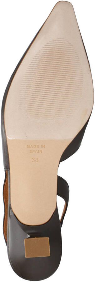 Angel Alarcon leren slingback pumps donkerbruin - Foto 3