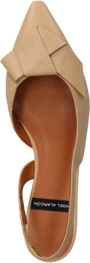 Angel Alarcon leren slingback pumps geel - Foto 2