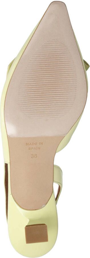 Angel Alarcon leren slingback pumps lichtgeel - Foto 3