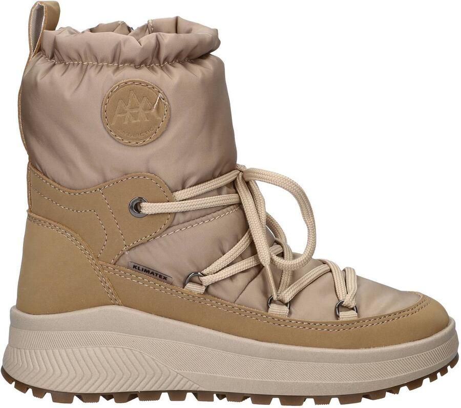Antarctica snowboots met profielzool beige