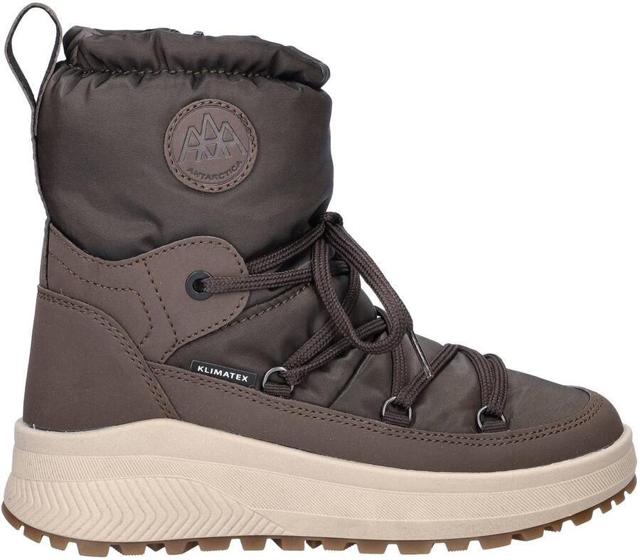Antarctica snowboots met profielzool bruin