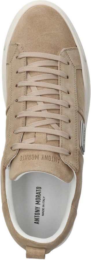Antony Morato Heren Lage sneakers Moose Mmfw01880 Beige Suède - Foto 3