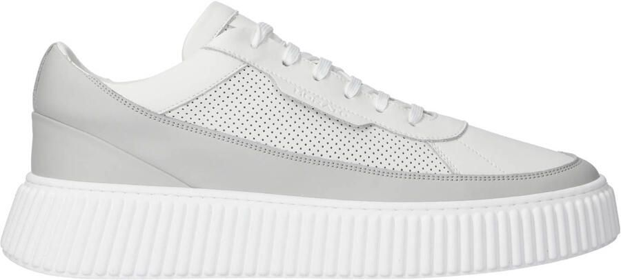 Antony Morato Rhys leren sneakers wit