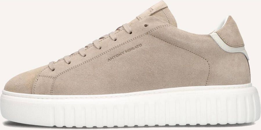 Antony Morato Heren Lage sneakers Aries Mmfw01902 Beige Suède