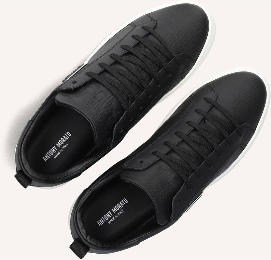 Antony Morato Bold Animal Mmfw01715 Sneakers Heren Leren Sneaker Zwart - Foto 2