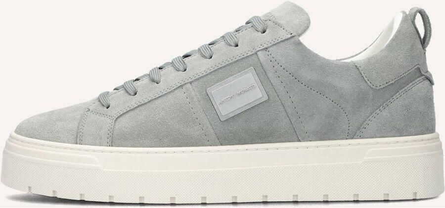 Antony Morato MMFW01880 LE300005 4087 Sneakers Blauw Suede Heren Blauw Grijs - Foto 3
