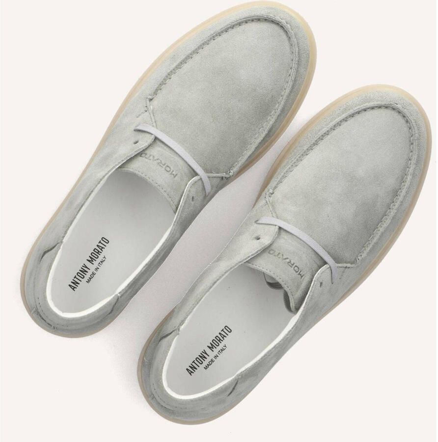 Antony Morato Heren Lage sneakers Stan Mmfw01885 Grijs Suède - Foto 2