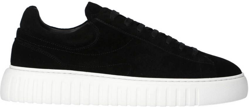 Antony Morato Brunt suède sneakers zwart