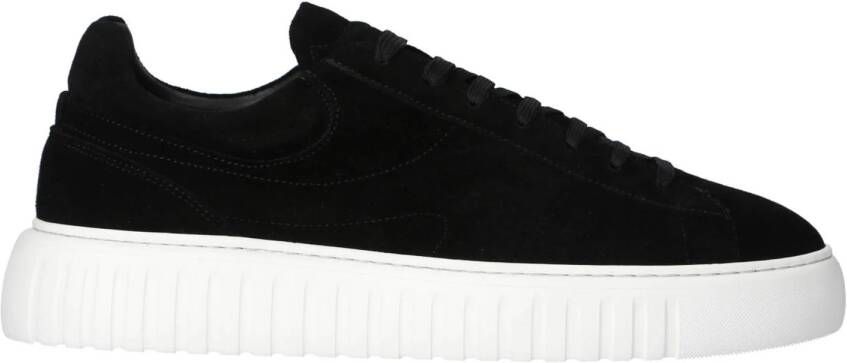 Antony Morato Brunt suède sneakers zwart
