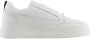 Antony Morato Witte Leren Sneakers met Krokodillenprint White Heren - Thumbnail 1