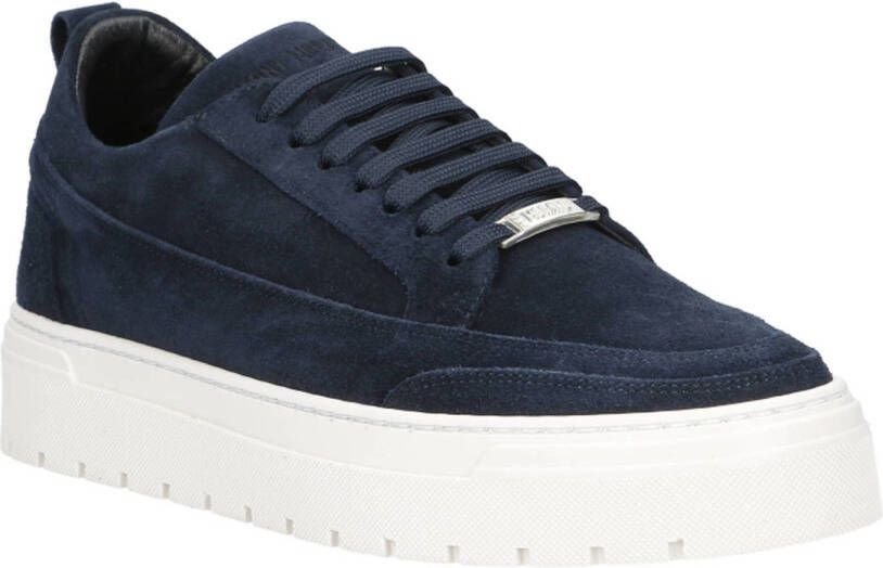 Antony Morato Flint suède sneakers Blauw Suede Lage sneakers Heren