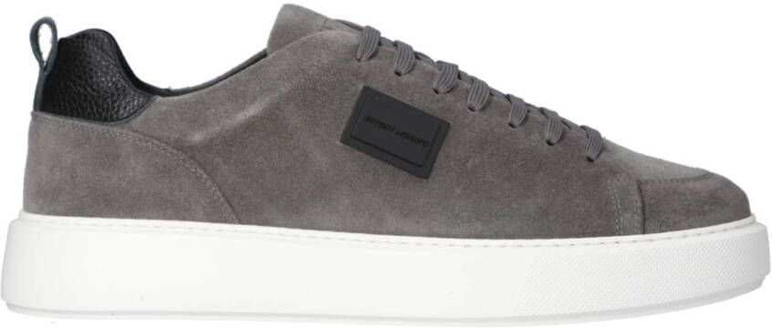 Antony Morato Metal Dixon suède sneakers grijs