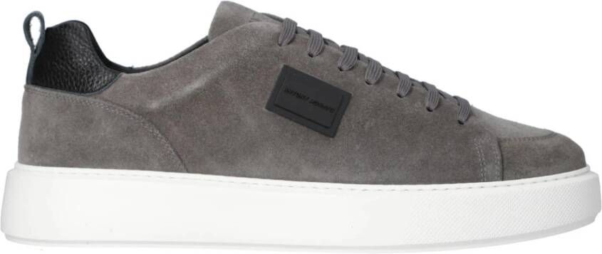 Antony Morato Metal Dixon suède sneakers grijs