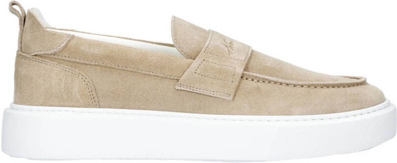 Antony Morato Lage Leren Schoenen Collectie Beige Heren