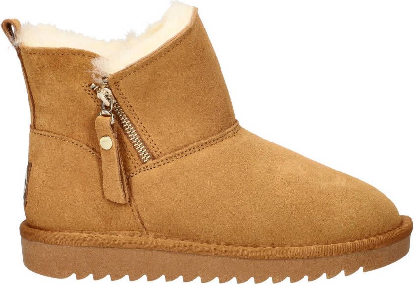Ara Alaska suède enkelboots cognac