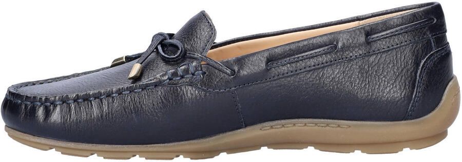 Ara Alabama leren mocassins donkerblauw - Foto 3