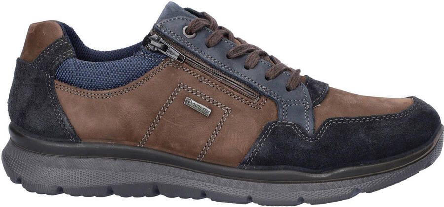 Ara .Benjo GTX nubuck sneakers bruin blauw