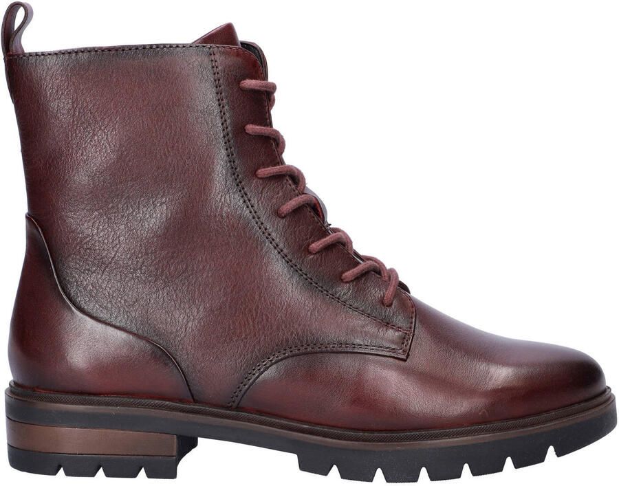 Ara Cambridge gevoerde leren veterboors bordeaux