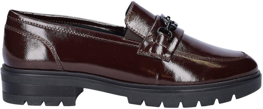 Ara Cambridge leren loafers chunky bordeaux