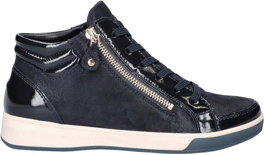 Ara Rom lakleren sneakers blauw