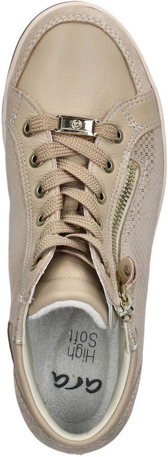 Ara Rom leren sneakers beige - Foto 3