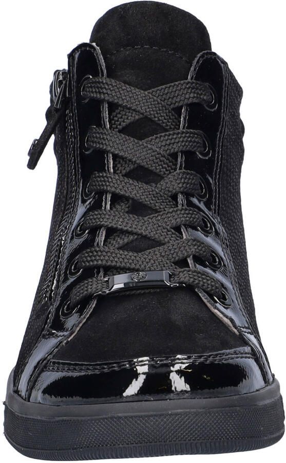 Ara Rome Hightop lakleren sneakers zwart - Foto 2