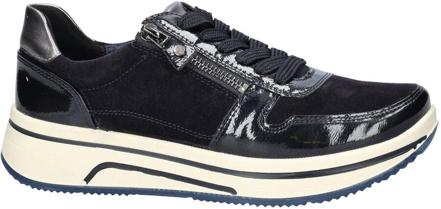 Ara Sapporo suède sneakers donkerblauw