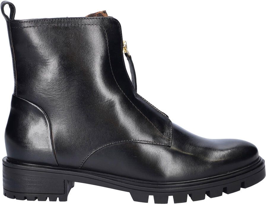 Ara Tulsa comfort gevoerde leren enkellaarzen zwart