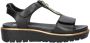 Ara Bilbao leren sandalen zwart - Thumbnail 1