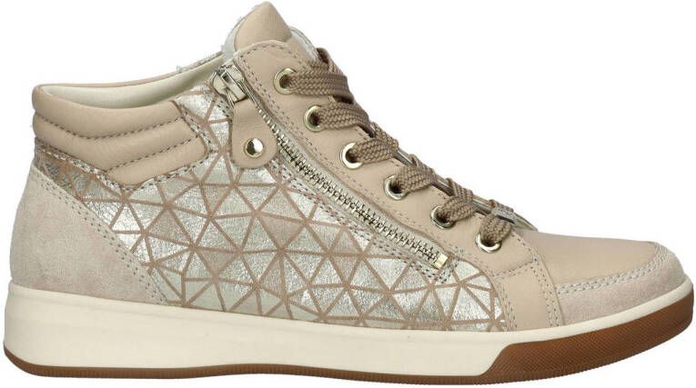 Ara comfort leren sneakers beige - Foto 2