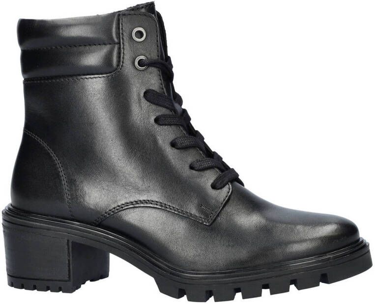 Ara Denver leren veterboots zwart