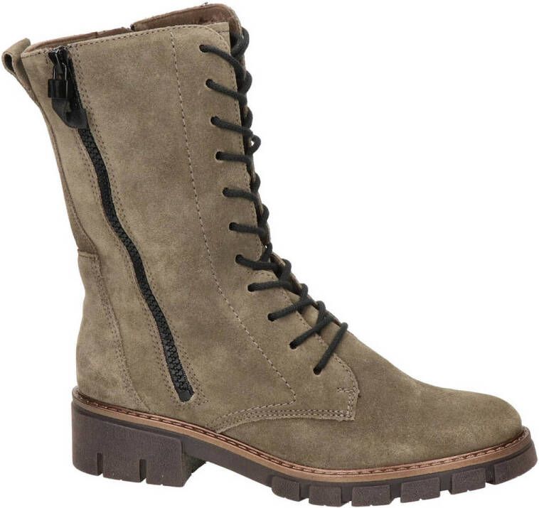 Ara Dover suède veterboots taupe