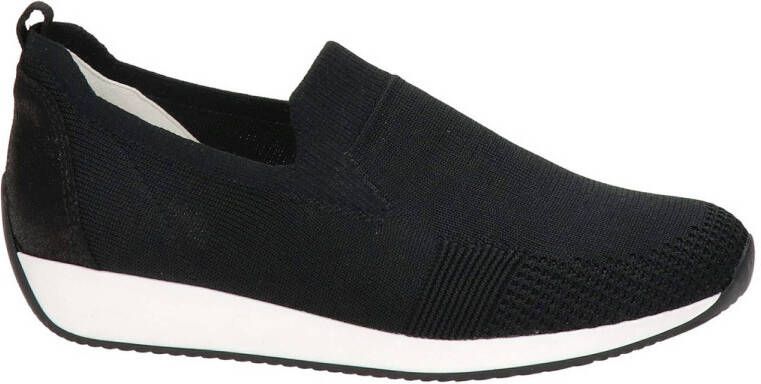 Ara Zwarte instapper voor dames Fusion4 stijl Black Dames