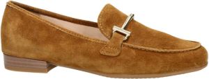 Ara Kent suède loafers cognac