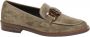 Ara Grijze Velours Slipper met Blokhak Gray Dames - Thumbnail 1
