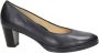 Ara leren pumps donkerblauw - Thumbnail 1