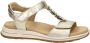 Ara Osaka-S Sandalen Plat Goudkleur - Thumbnail 1