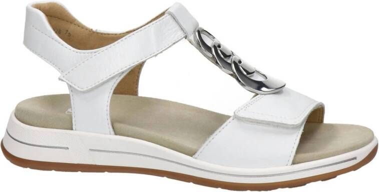Ara 1234826~~~~~~~~~~~~~~~~~~~~~~~ Platte sandalenDames Sandalen Wit beige