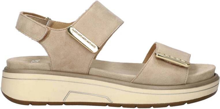 Ara Lucca suède sandalen beige