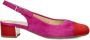 Ara Nizza 2.0 suède slingback pumps roze rood - Thumbnail 1