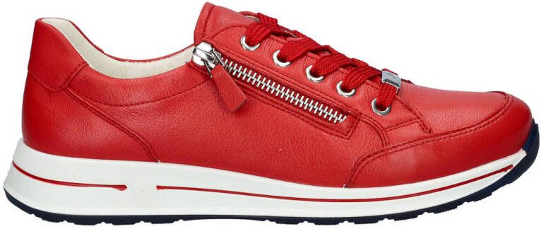 Ara Osaka 2.0 leren sneakers rood